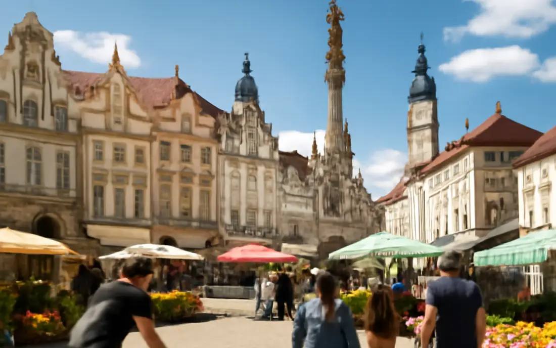 Umzugswagen vor einem Haus in Österreich